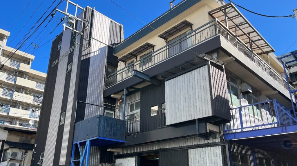 極東精機製作所のOTAテクノCORE工場の外観